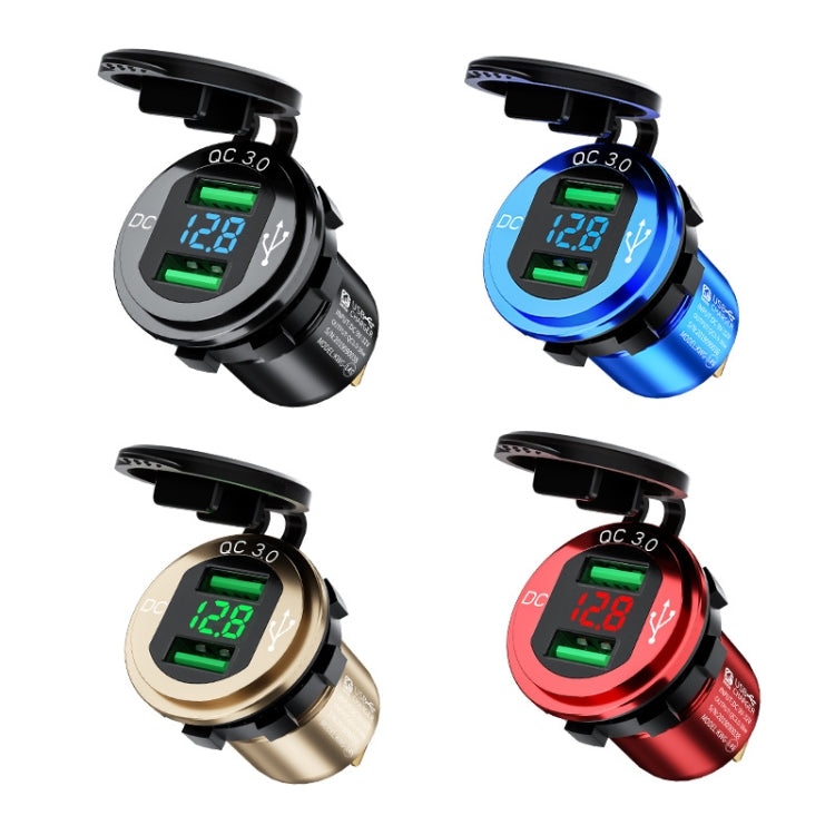 Car Motorcycle Modified USB Charger QC3.0 Metal Waterproof Fast Charge ÎҵÄÉ̵ê