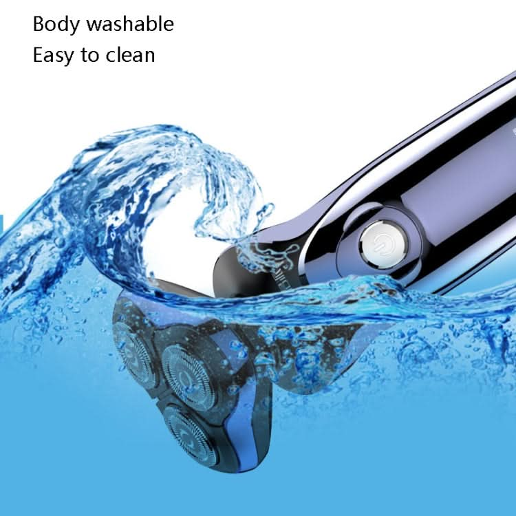 Sportsman SM-530 Electric Men Shaving Knife Multi-Function Base Charging Digital Water Washing Razor Reluova