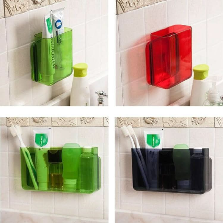 Wall-mounted Bathroom Cosmetic Storage Rack Remote Control Storage Box Reluova