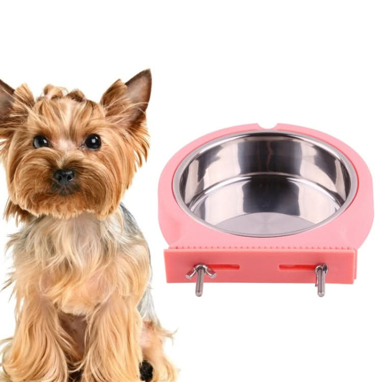 Stainless Steel Pet Bowl Hanging Bowl Anti-Overturning Dog Cat Bowl Feeder - Reluova