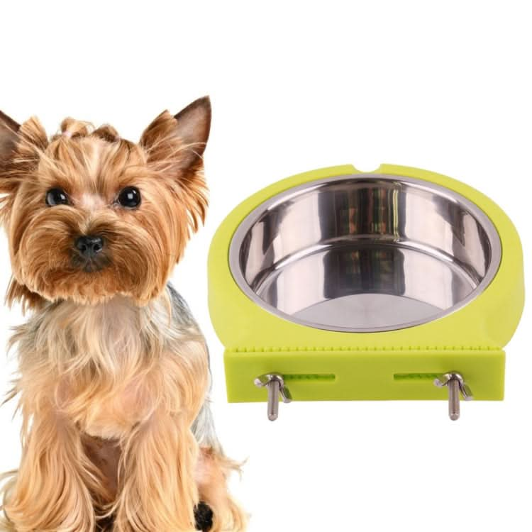 Stainless Steel Pet Bowl Hanging Bowl Anti-Overturning Dog Cat Bowl Feeder - Reluova