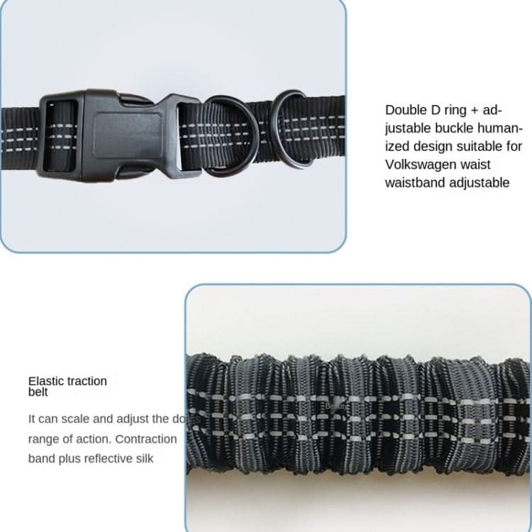 Running Reflective Double Telescopic Dog Rope Dog Chain Traction - Reluova