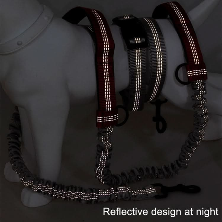 Running Reflective Double Telescopic Dog Rope Dog Chain Traction - Reluova