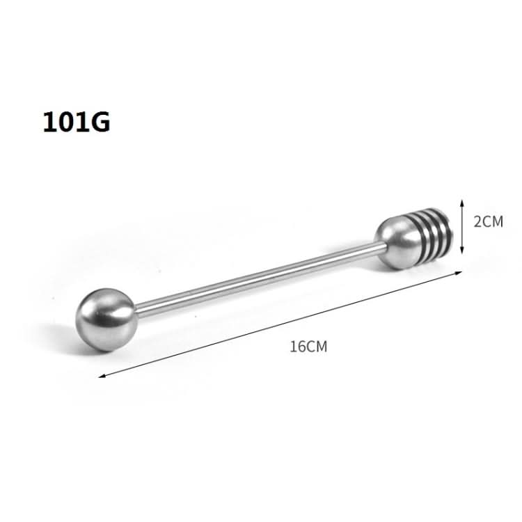 304 Stainless Steel Straight Handle Honey Stirrer With Round Bead Honey Stirrer-Reluova