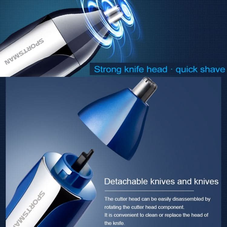 SPORTSMAN SM-420 Electric Mini Shaving Knife Eyebrow Trimmer Multifunctional Nose Hair Trimmer Reluova