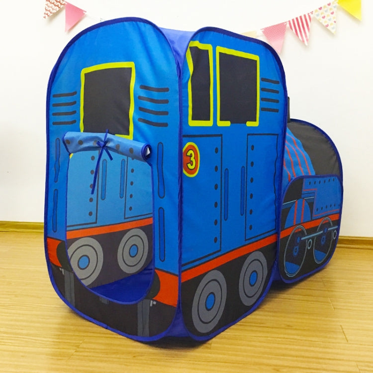 Children Tent House Train Foldable Play House Indoor Crawling Tunnel Ocean Ball Pool