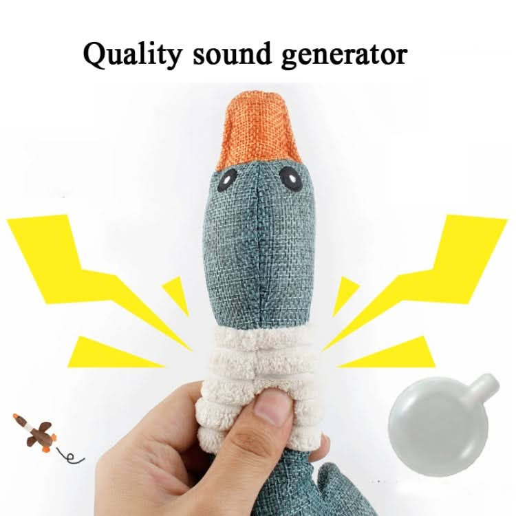 Long Animal Wild Goose Vocal Bite Resistant Dog Toy Plush Molar Dog Supplies - Reluova