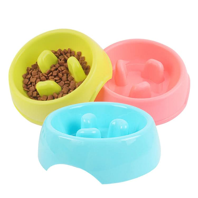 Pet Bowl Cat Bowl Feeder Anti-Choking Slow Food Bowl Thickened Dog Bowl - Reluova