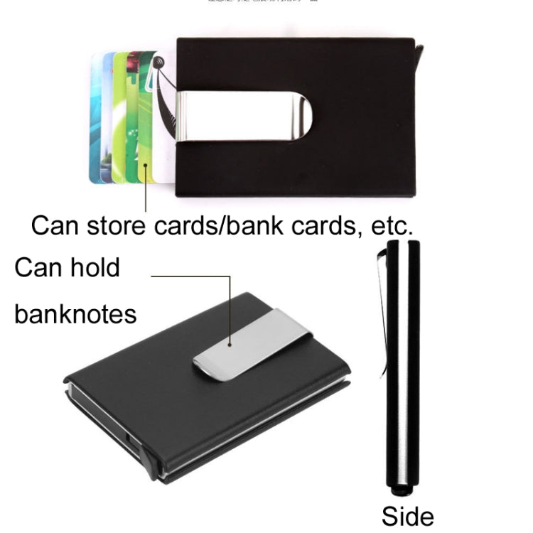 Aluminum Alloy Credit Card Case RFID Anti-Magnetic Metal Card Box My Store