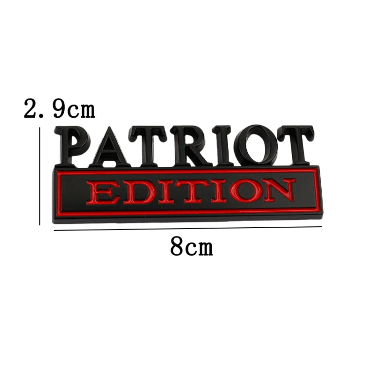 2 PCS Patriot Edition Metal Leaf Board Car Stickers Back Tail Box Label-Reluova