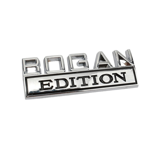 2 PCS Modified Side Door Metal Car Stickers Bogan Edition Label Leaf Board Nameplate Label-Reluova