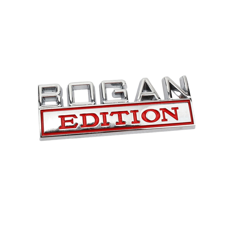 2 PCS Modified Side Door Metal Car Stickers Bogan Edition Label Leaf Board Nameplate Label-Reluova