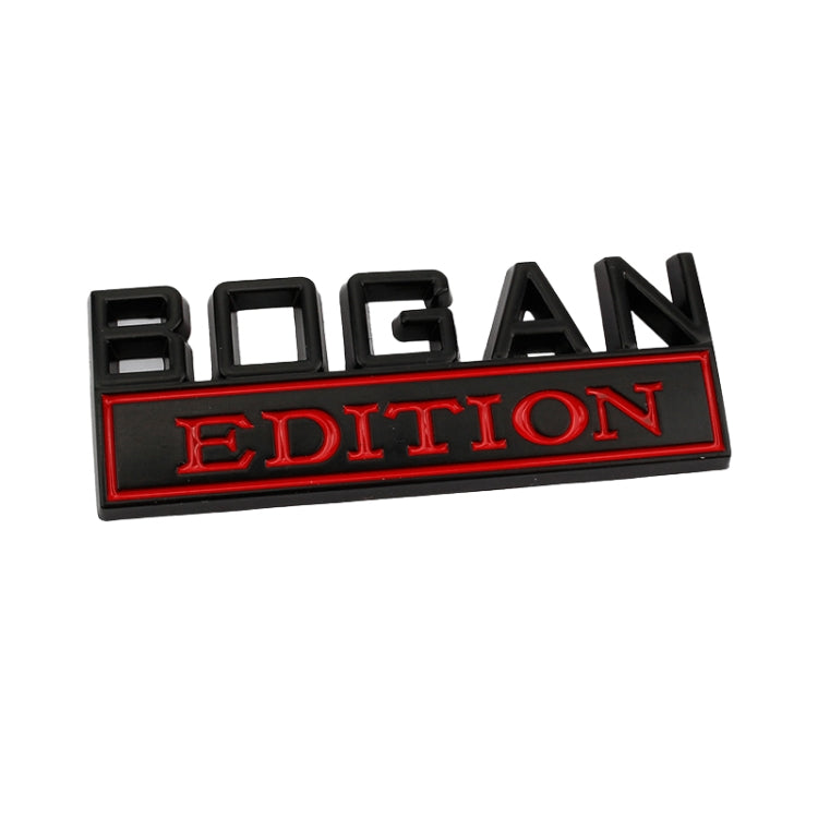 2 PCS Modified Side Door Metal Car Stickers Bogan Edition Label Leaf Board Nameplate Label-Reluova