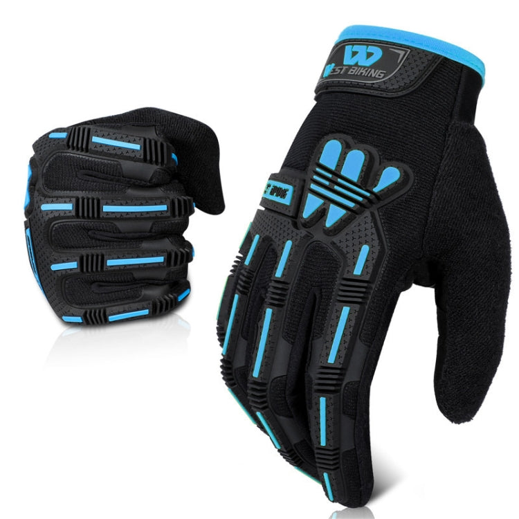 WEST BIKING YP0211208 Riding Gloves Motorcycle Bike Long Finger Non-Slip Touch Screen Gloves Reluova