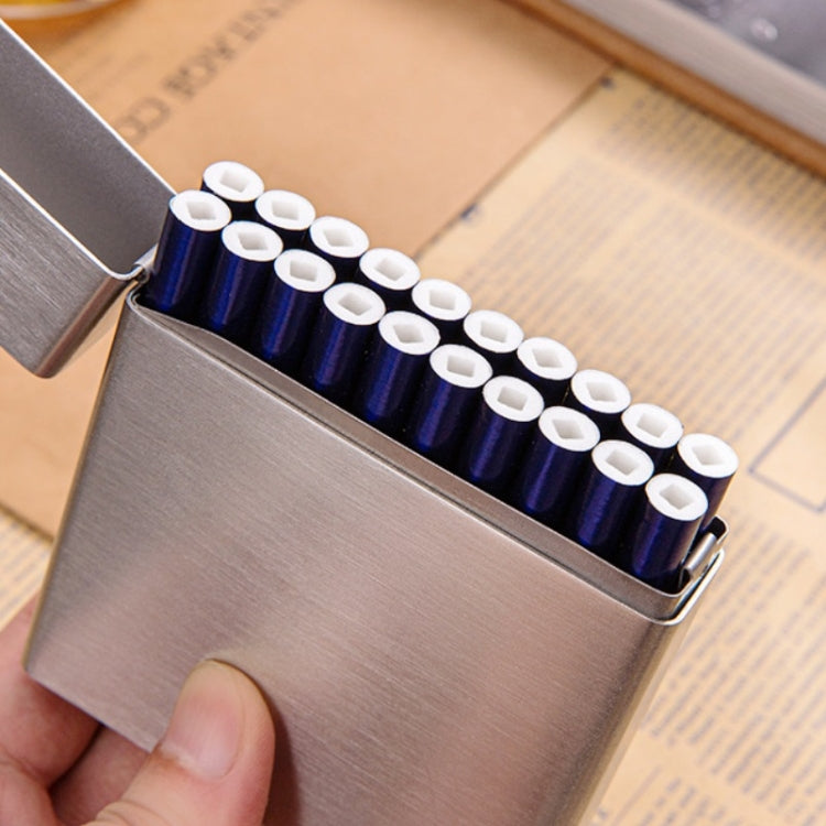 Men Stainless Steel Clamshell Business Cigarette Case My Store