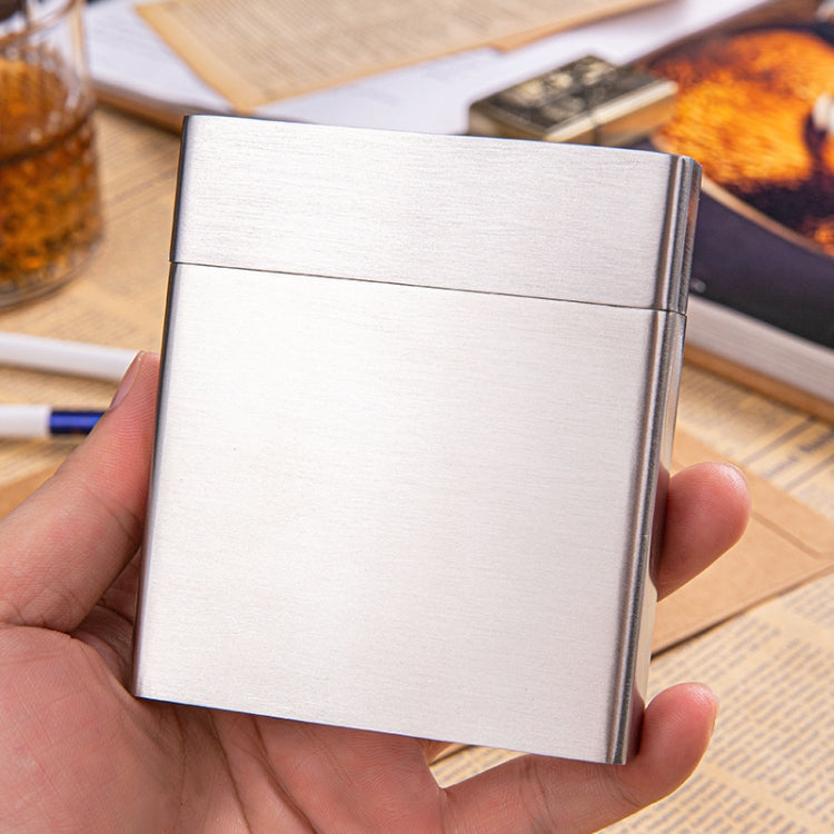 Men Stainless Steel Clamshell Business Cigarette Case My Store