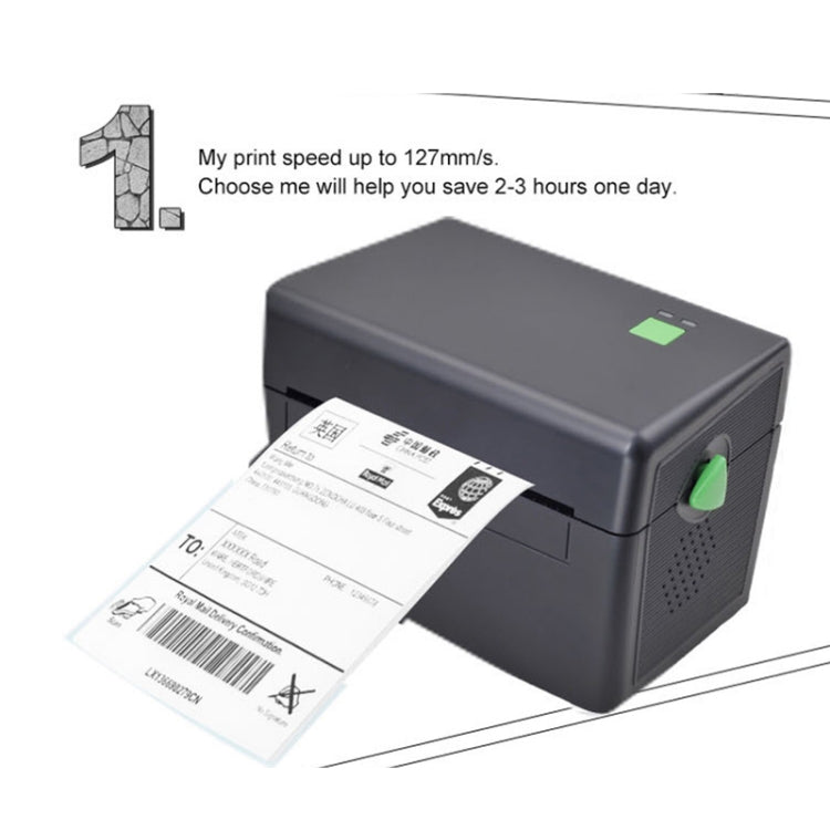 XP-108B 4 Inch 108mm Label Printer Thermal Barcode Printer Shipping Label Printers UPS DHL USPS DPD POCHTA USB Bar Code Maker,EU Plug Reluova