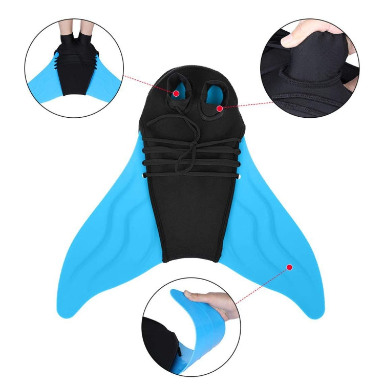 Mermaid Fins Frost Shoes One-Piece Fins Diving Fins