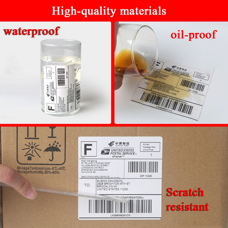 Thermal Self-Adhesive ShippingLabel Paper Is Suitable For XP-108B Printer Reluova