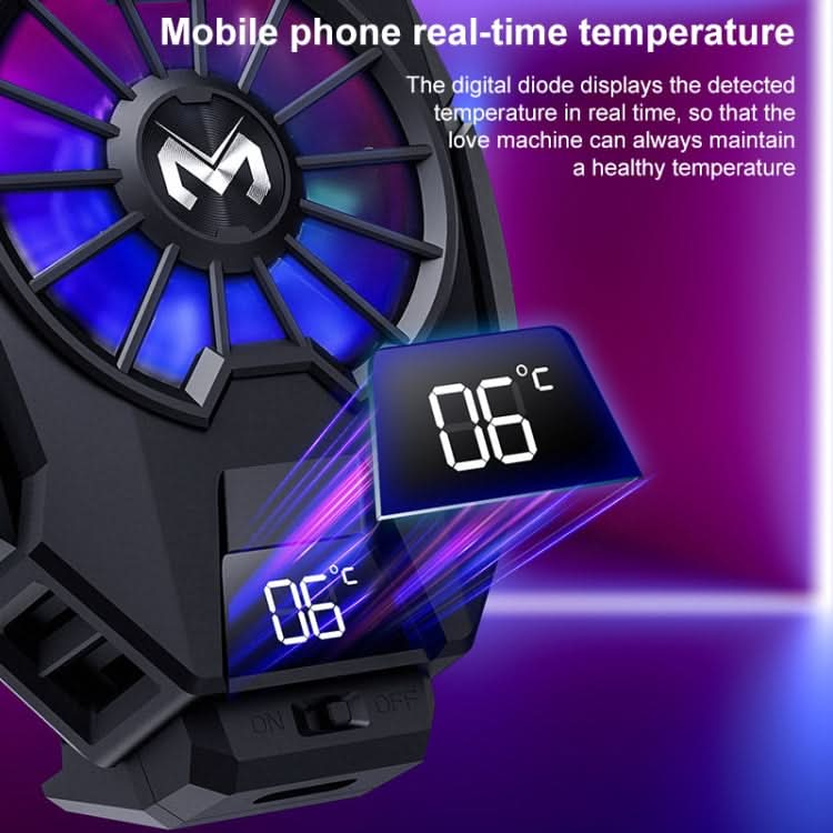 MEMO Semiconductor Cooling Mobile Phone Radiator with Colorful Lights