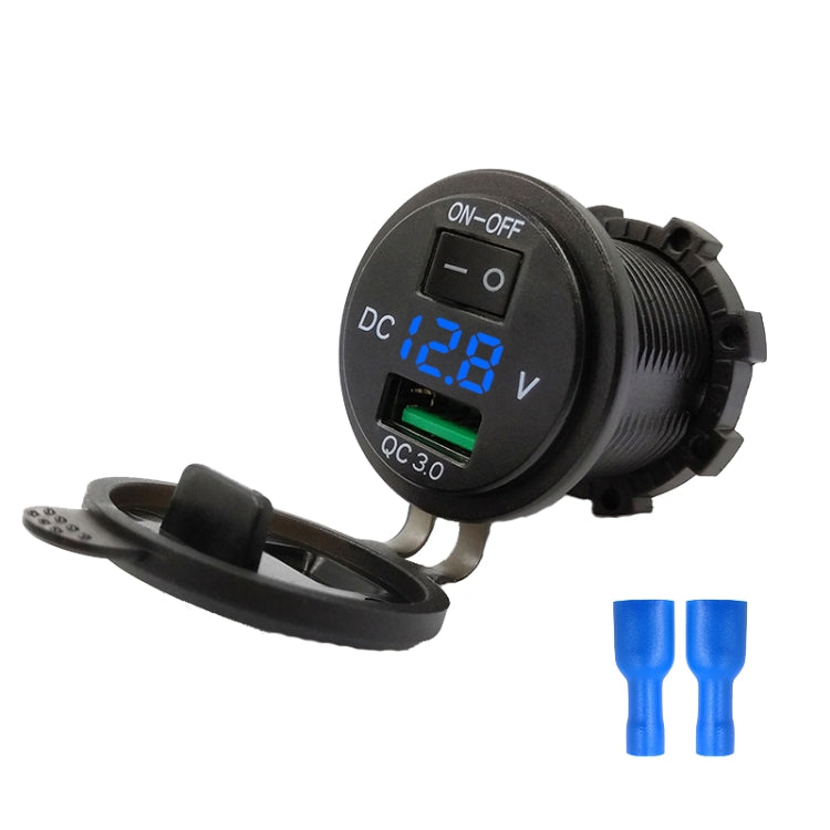 Car Motorcycle Modified USB Charger With Switch 12-24V Fast Charge ÎҵÄÉ̵ê