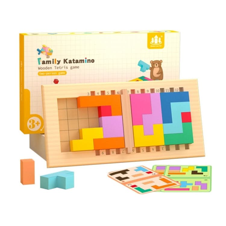 Children Thinking Logic Cube Game Wooden Variety Jigsaw Puzzle Building Block Toys Reluova