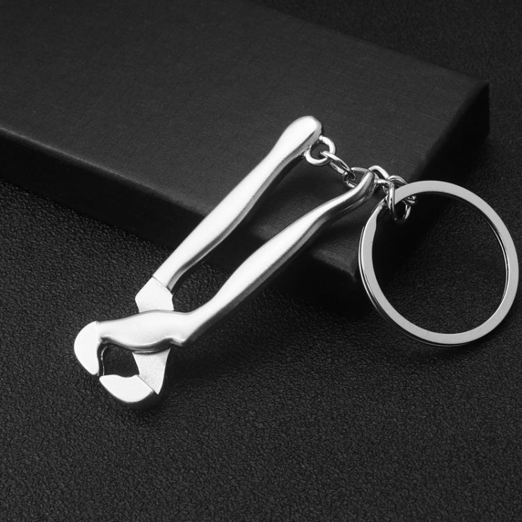 10 PCS Tool Metal Keychain Car Key Ring Pendant