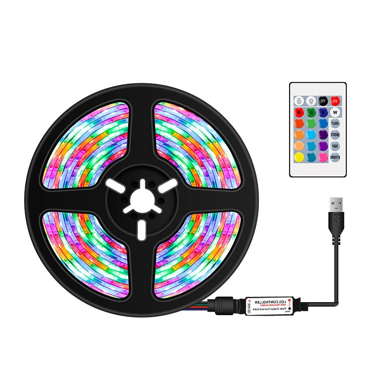 LED Light Strip 16 Color Remote Control RGB Light Belt USB Symphony Neon Decorative Soft Light Bar My Store