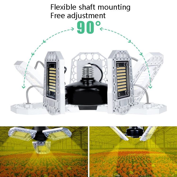 Waterproof Plant Lamp LED Natural White Folding Fill Light Full Spectroscopy Plant Growth Lamp