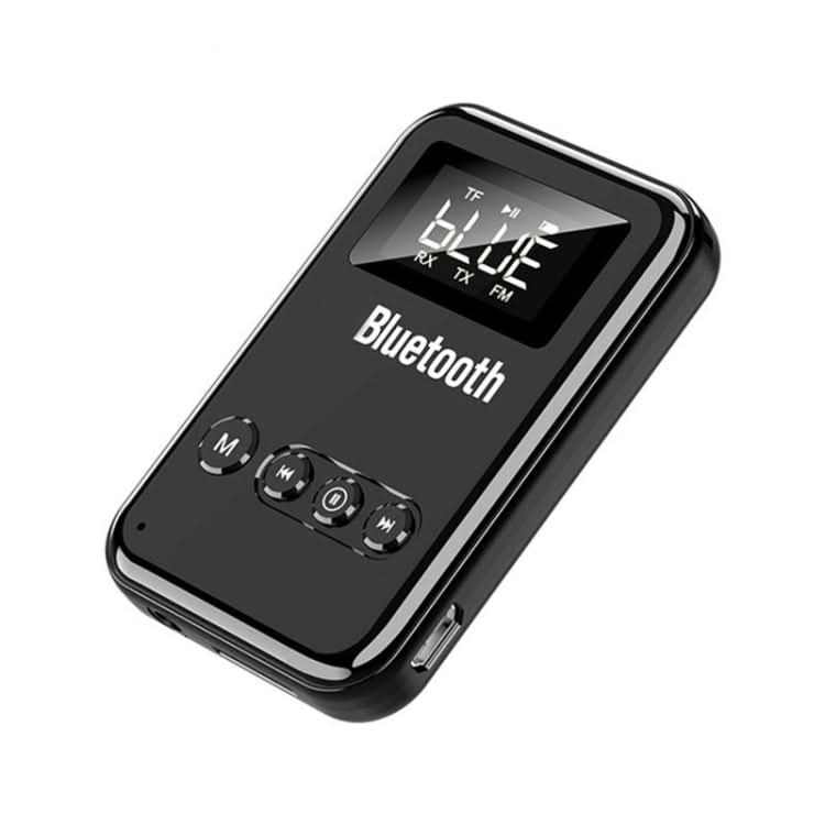 Bluetooth 5.0 Receiver Transmitter 2 In 1 Adapter Computer Speaker Car FM