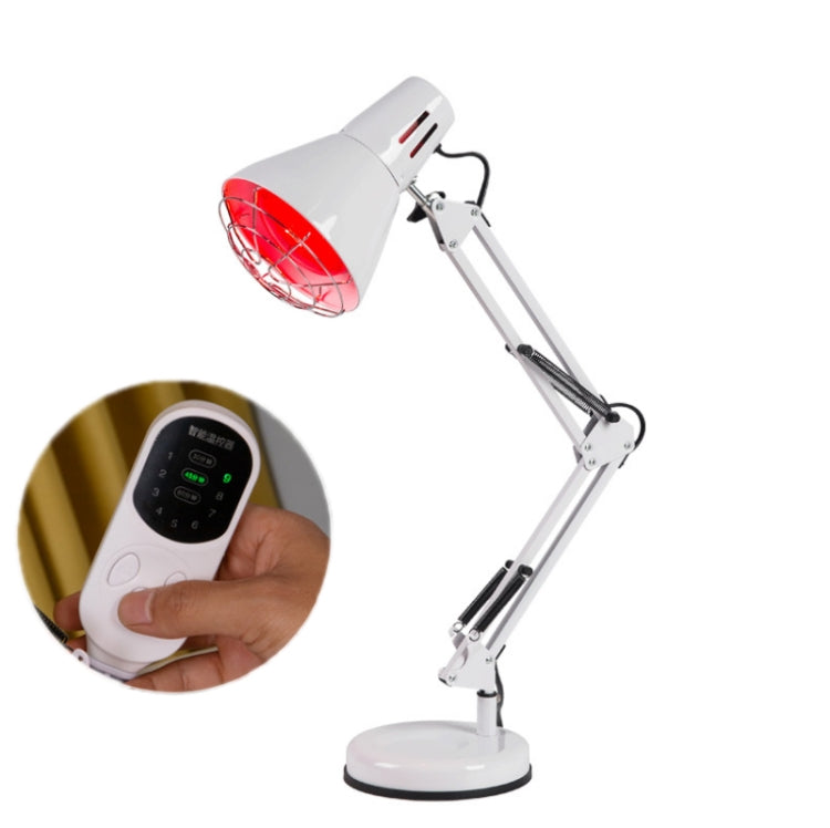 Household 150-watt Infrared Simple Physiotherapy Lamp With Metal Long Arm US Plug