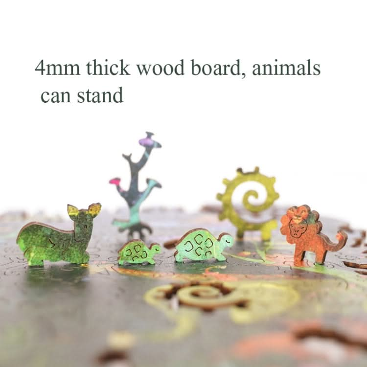 Irregular Wooden Puzzle Adult High Difficulty Creative Gift Reluova