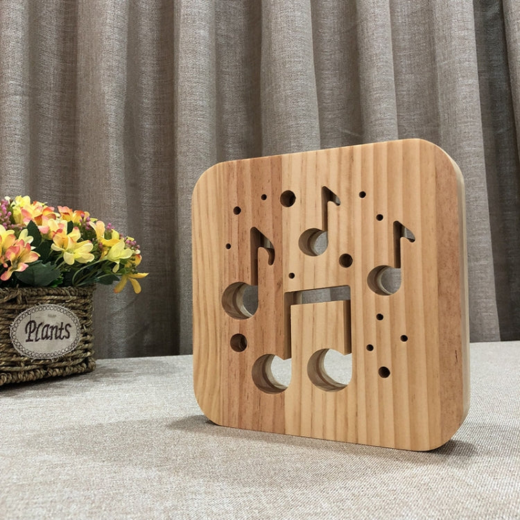 FS-T1880W 2.5W Musical Note 3D Solid Wood Lamp LED Night Light My Store