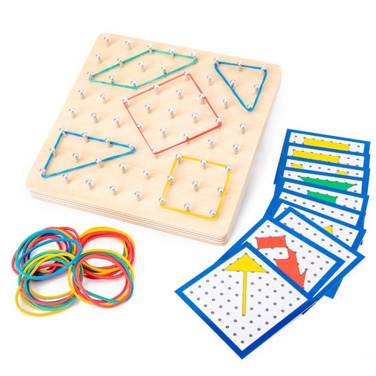 Monsthetic Nail Board Space Imagination Graphic Cognition Kindergarten Early Education Puzzle Toys Reluova