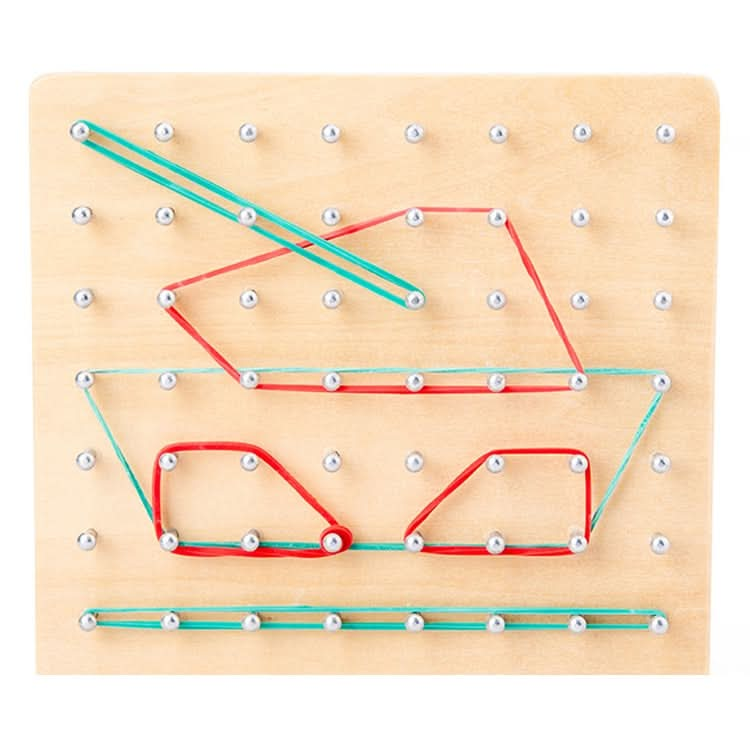 Monsthetic Nail Board Space Imagination Graphic Cognition Kindergarten Early Education Puzzle Toys Reluova