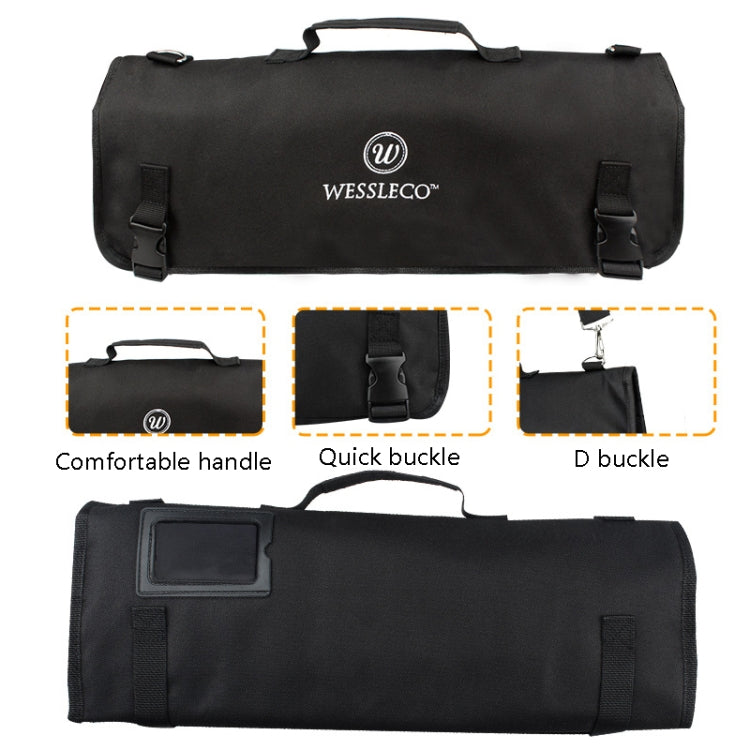 WESSLECO Chef Knife Storage Bag Knife Roll Bag