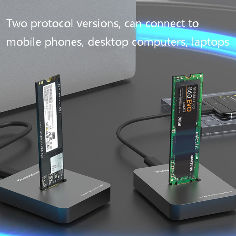 M.2 NGFF / NVME Solid State Drive Bottom USB3.1 Notebook External SSD Mobile Hard Disk Socket, Style: My Store