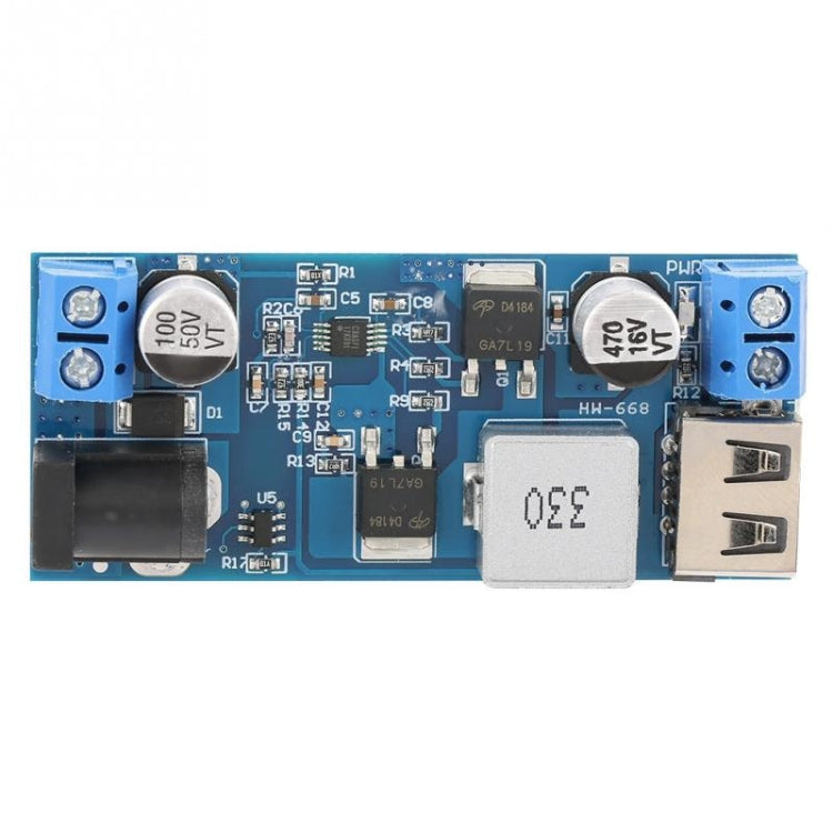 HW-688 DC 5V6A Buck Module 12V24V To 5V Power Supply USB Charging 5A High Power 30W Reluova