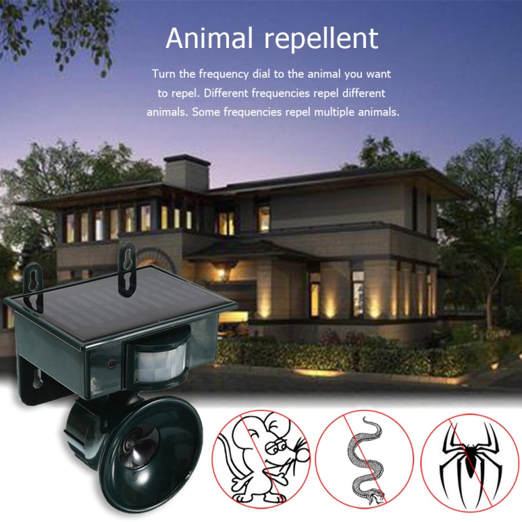 NY-2002 Solar Ultrasonic Mouse Repeller Animal Repeller Outdoor Waterproof Bird Repeller My Store