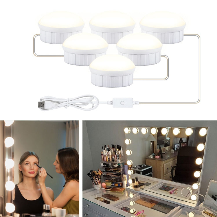 Mirror Front Light Dimmable Makeup Mirror USB Touch Control Light My Store