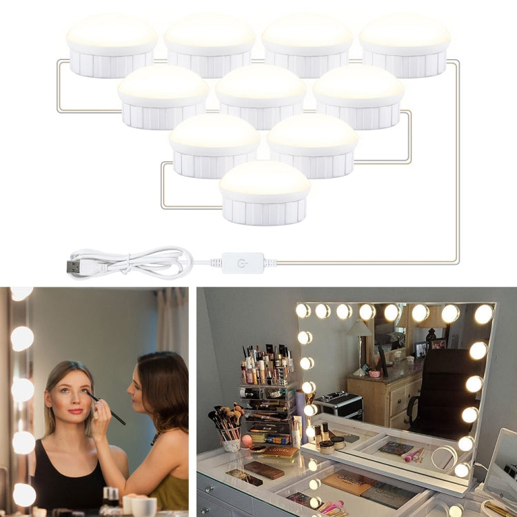 Mirror Front Light Dimmable Makeup Mirror USB Touch Control Light My Store