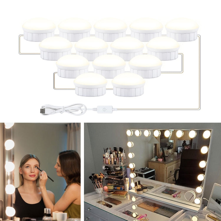 Mirror Front Light Dimmable Makeup Mirror USB Touch Control Light My Store