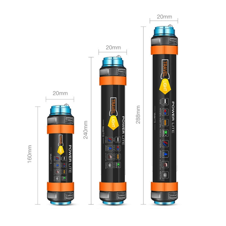 Outdoor LED Camping Light Multi-Function Emergency IP68 Waterproof Flashlight with Mosquito Repellent / Warning Function My Store