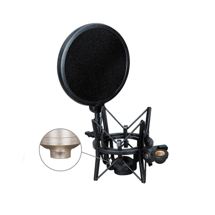 Microphone Shockproof Bracket Condenser Microphone Blowout Cover Set