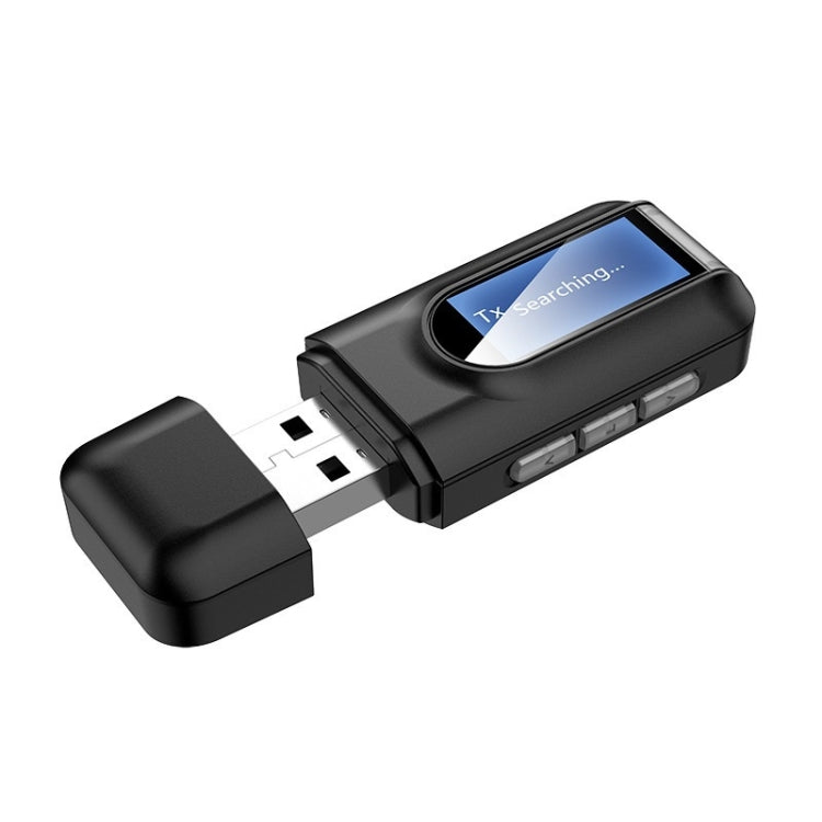 T11 2 In 1 USB Bluetooth 5.0 Transmitter And Receiver Audio Adapter With LCD Screen£¨Black£© ÎҵÄÉ̵ê