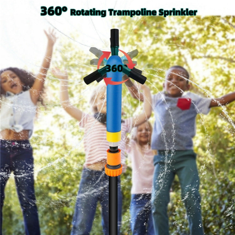 Trampoline 360 Degree Automatic Rotating Sprinkler Gardening Water Toy,Size: My Store