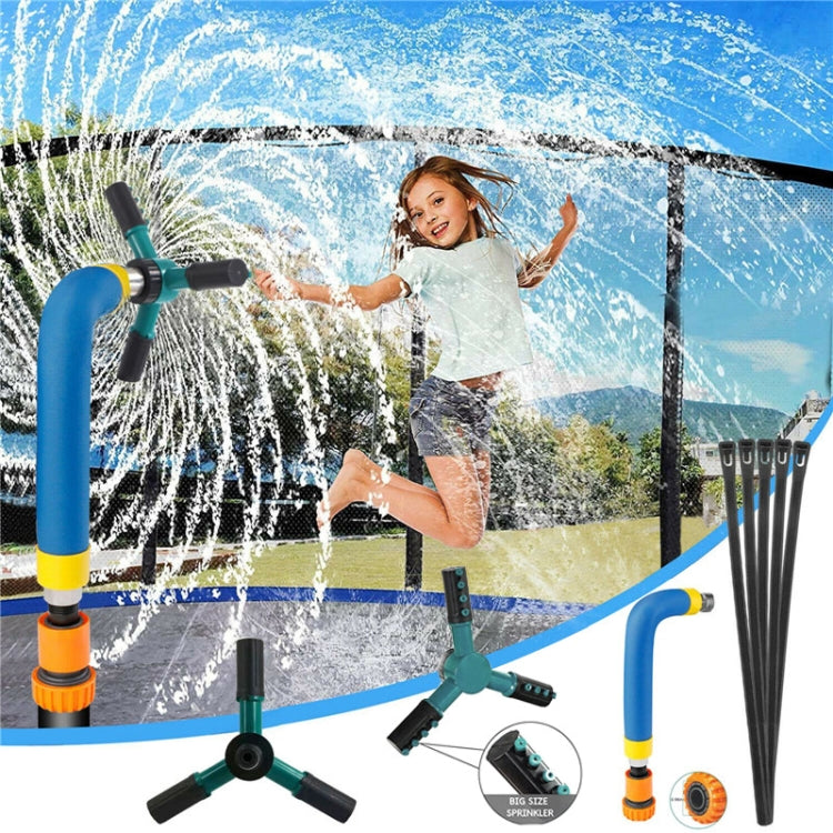 Trampoline 360 Degree Automatic Rotating Sprinkler Gardening Water Toy,Size: My Store