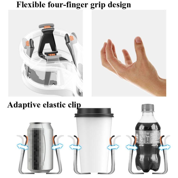 SHUNWEI SD-1038 Car Dual-Hole Water Cup Holder Cola Vacuum Flask Holder One For Two Beverage Holders