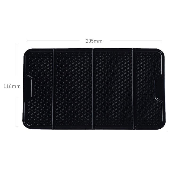 2 PCS R-1337 Multifunctional Folding Bracket Car Center Console Adhesive Bracket Mobile Phone Anti-Slip Mat Storage Mat-Reluova