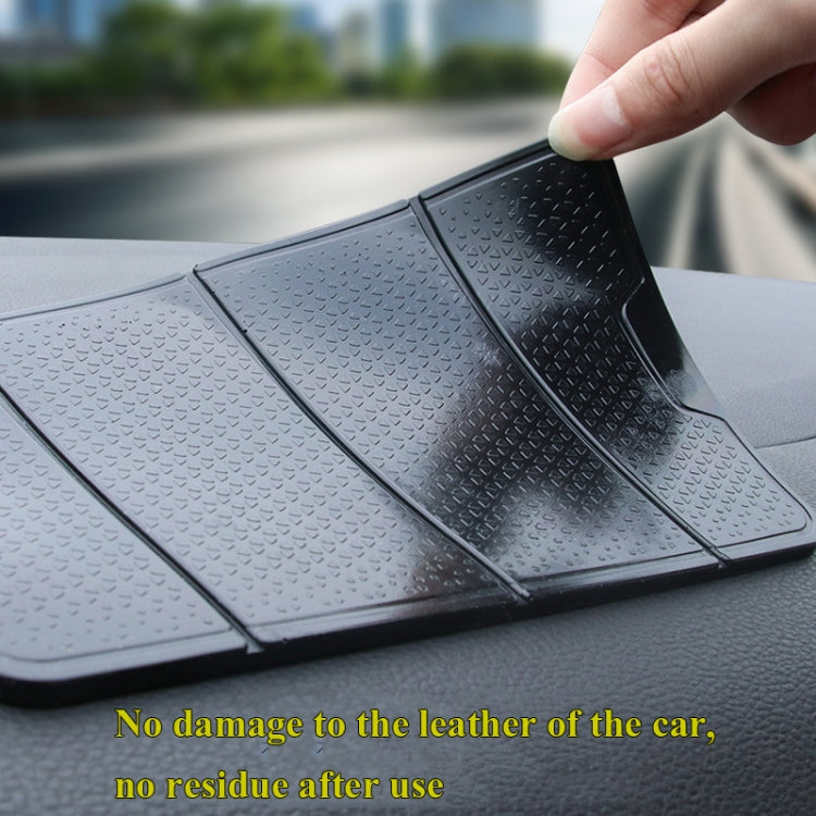 2 PCS R-1337 Multifunctional Folding Bracket Car Center Console Adhesive Bracket Mobile Phone Anti-Slip Mat Storage Mat-Reluova